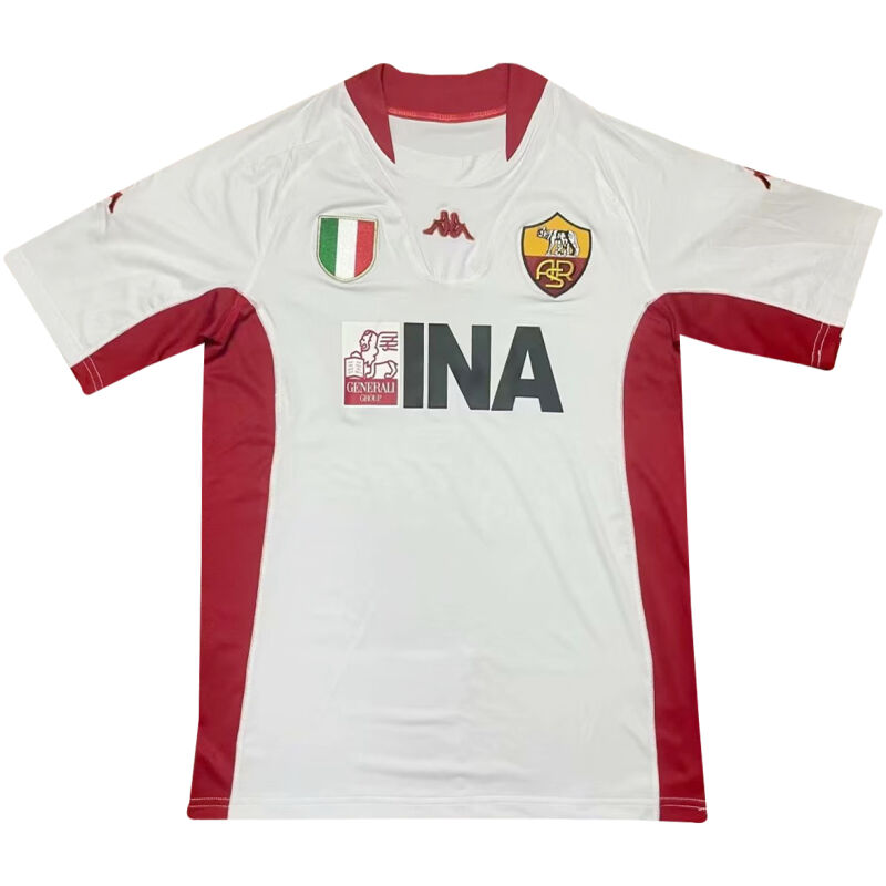 Herren Roma Retro Heim Trikot 2001/02