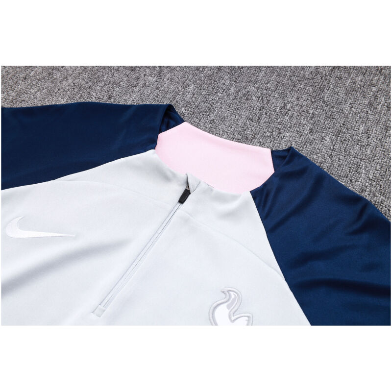 Mens Tottenham Hotspur Training Suit Light Grey 2023/24