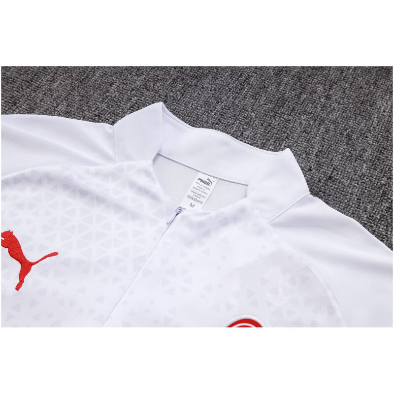 Mens AC Milan Training Suit White Pattern 2023/24