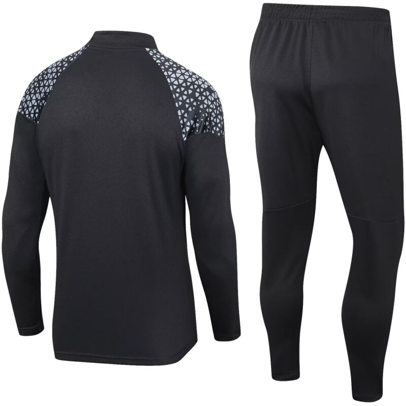 Mens Olympique Marseille Training Suit Black 2023/24