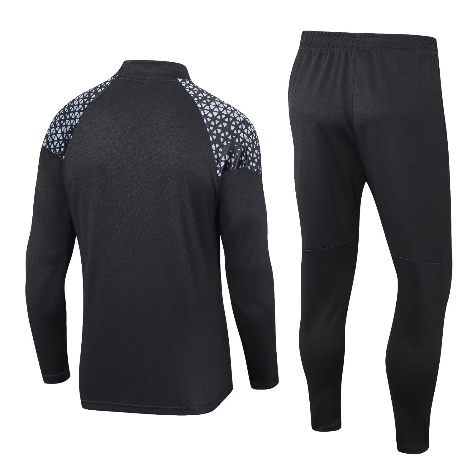 Mens Olympique Marseille Training Suit Black 2023/24