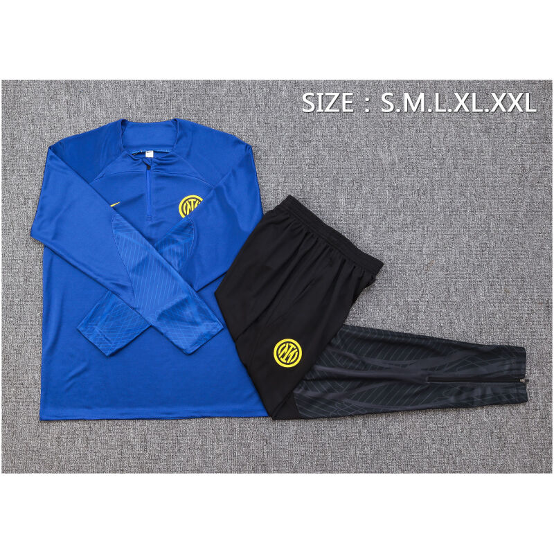 Mens Inter Milan Training Suit Blue 2023/24