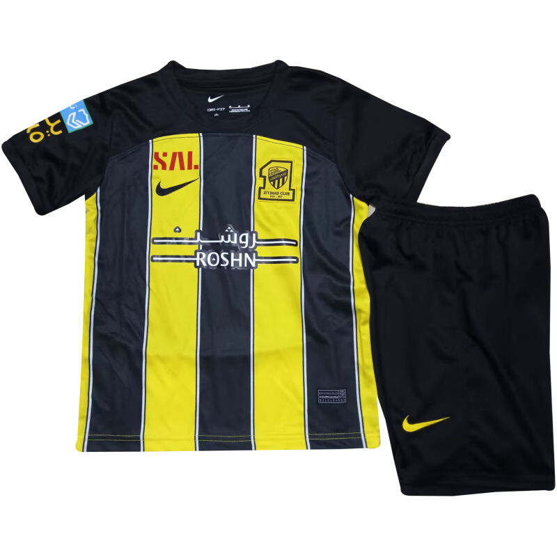 Kids Ittihad Jeddah Home Jersey 2023/24