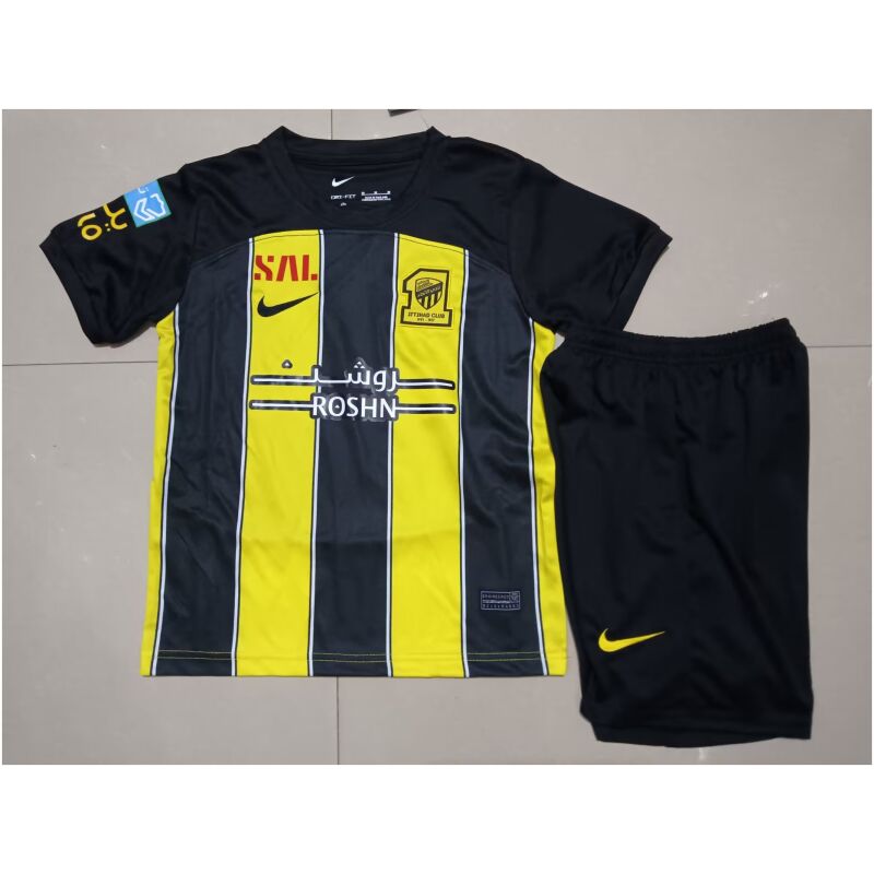 Kids Ittihad Jeddah Home Jersey 2023/24