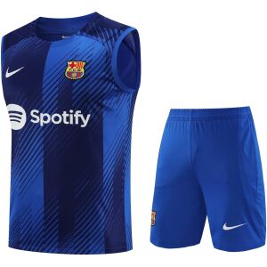Mens Barcelona Singlet Suit Blue 2023/24