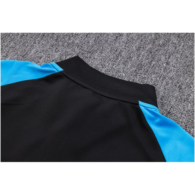 Mens Bayern Munich Training Suit Black – Blue 2023/24