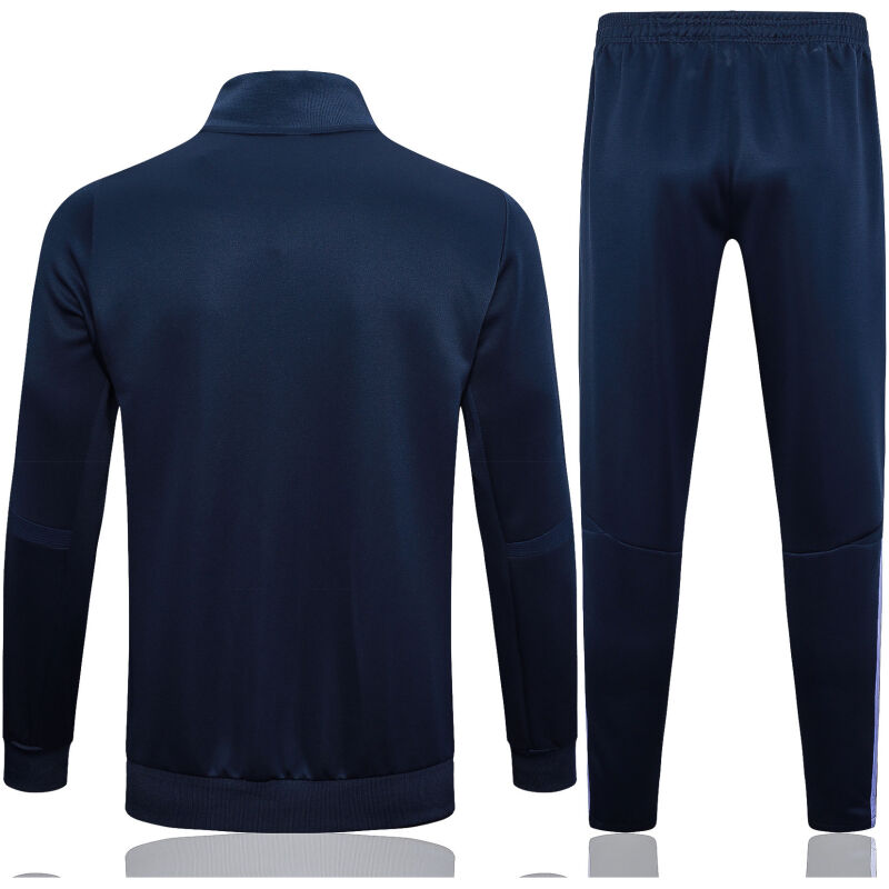 Mens Real Madrid Jacket + Pants Training Suit Royal 2023/24