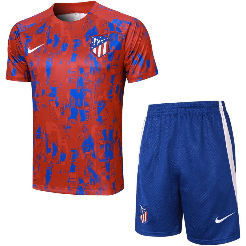 Mens Atletico Madrid Short Training Suit Red 2023/24