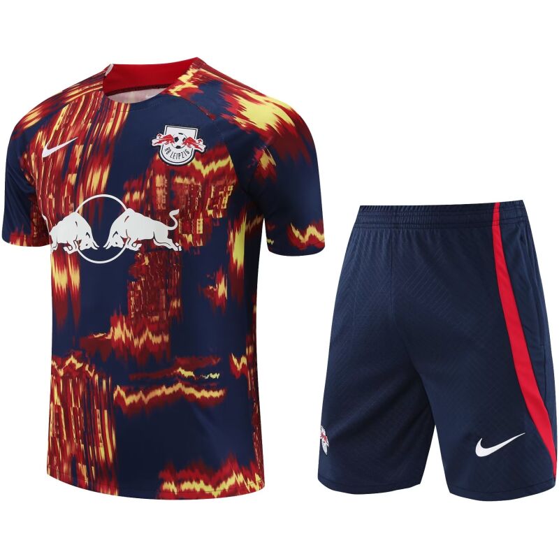Mens RB Leipzig Short Training Suit Flames 2023/24