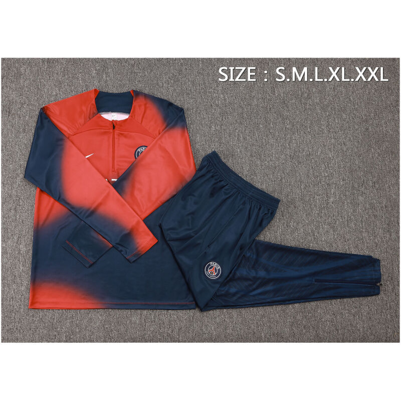 Mens PSG Training Suit Red – Royal 2023/24