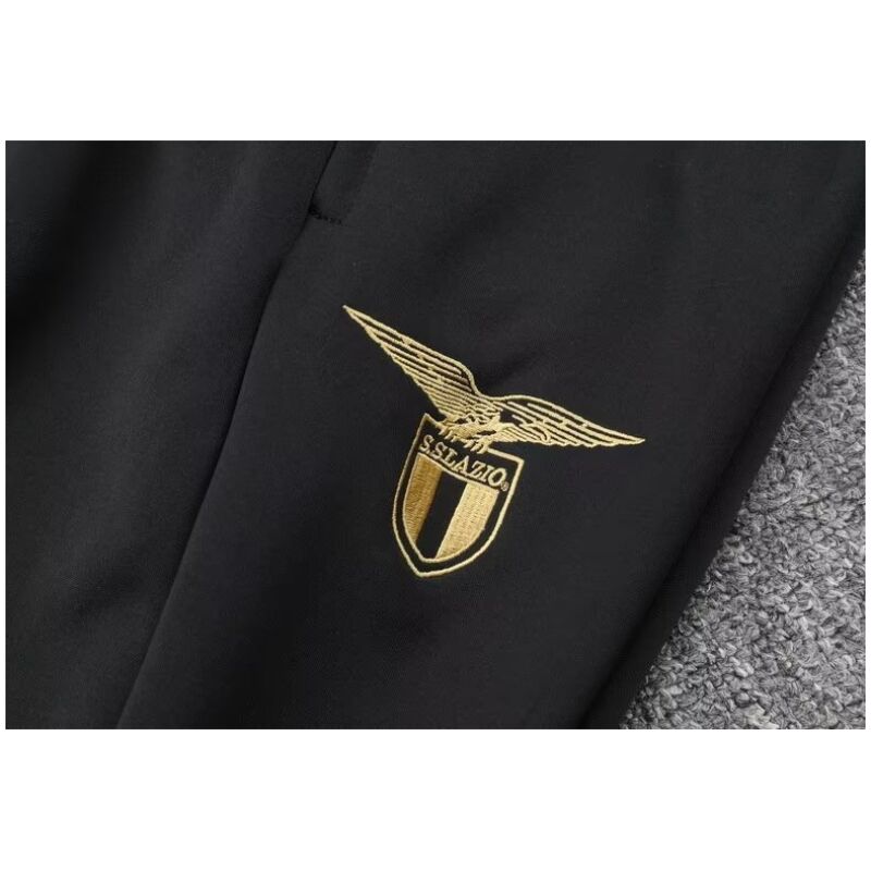 Mens S.S. Lazio Jacket + Pants Training Suit Black 2023/24