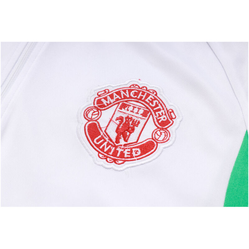 Mens Manchester United Training Suit White – Black 2023/24
