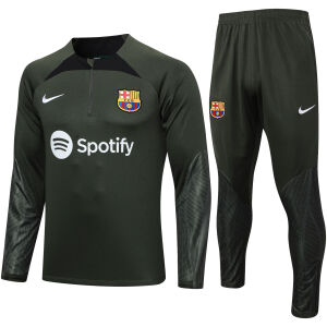 Mens Barcelona Training Suit Dark Green 2023/24