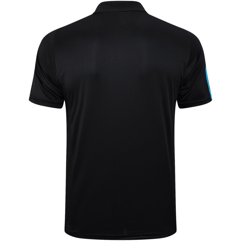Mens Arsenal Polo Shirt Black 2023/24
