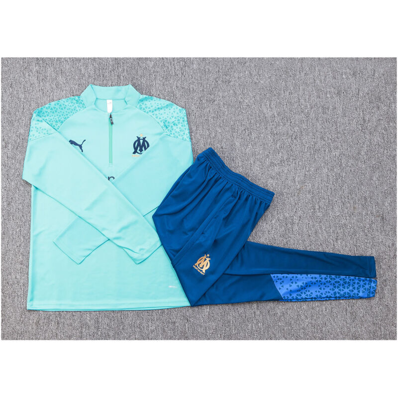 Kids Olympique Marseille Training Suit Green 2023/24