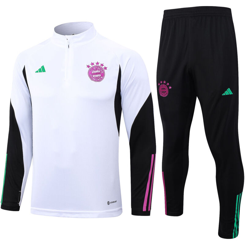 Mens Bayern Munich Training Suit White 2023/24