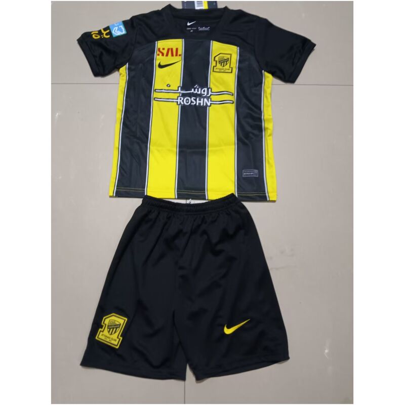 Kids Ittihad Jeddah Home Jersey 2023/24