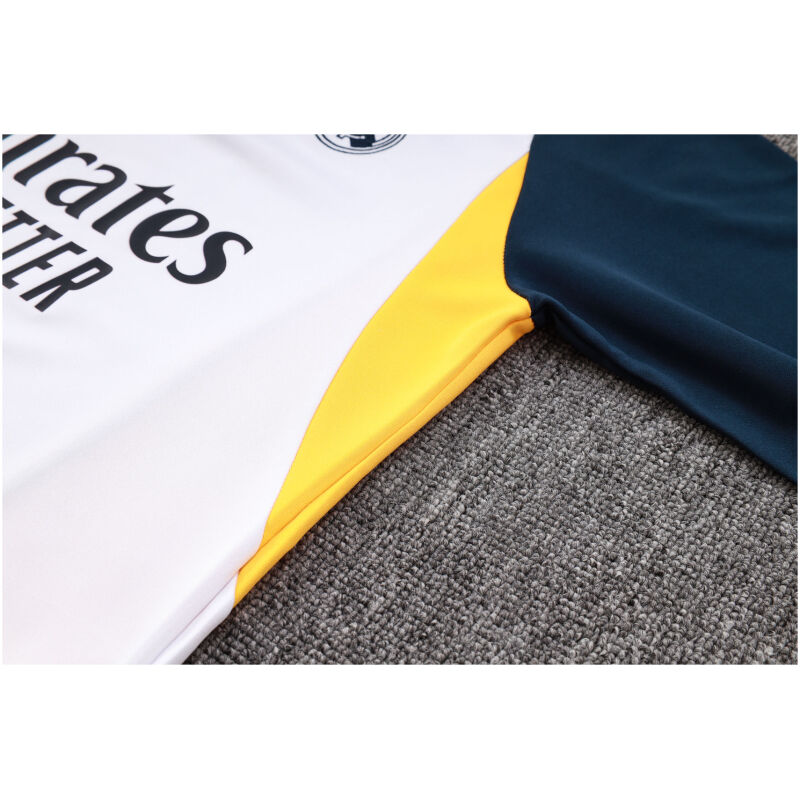 Mens Real Madrid Training Suit White 2023/24