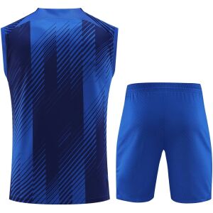 Mens Barcelona Singlet Suit Blue 2023/24