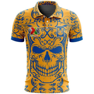 Mens Tigres UANL Special Dia De Muertos Design Polo Shirt 2023/24