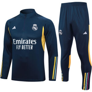 Mens Real Madrid Training Suit Royal Blue 2023/24