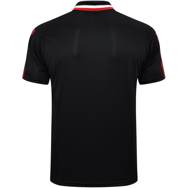 Mens Manchester United Polo Shirt Black 2023/24