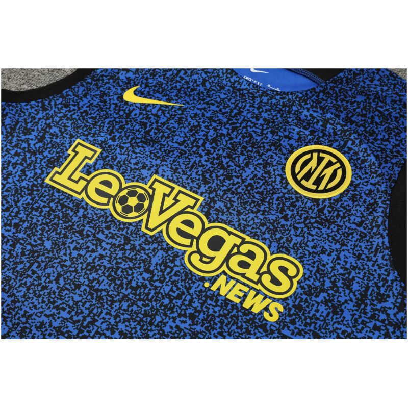 Mens Inter Milan Singlet Suit Royal Blue 2023/24