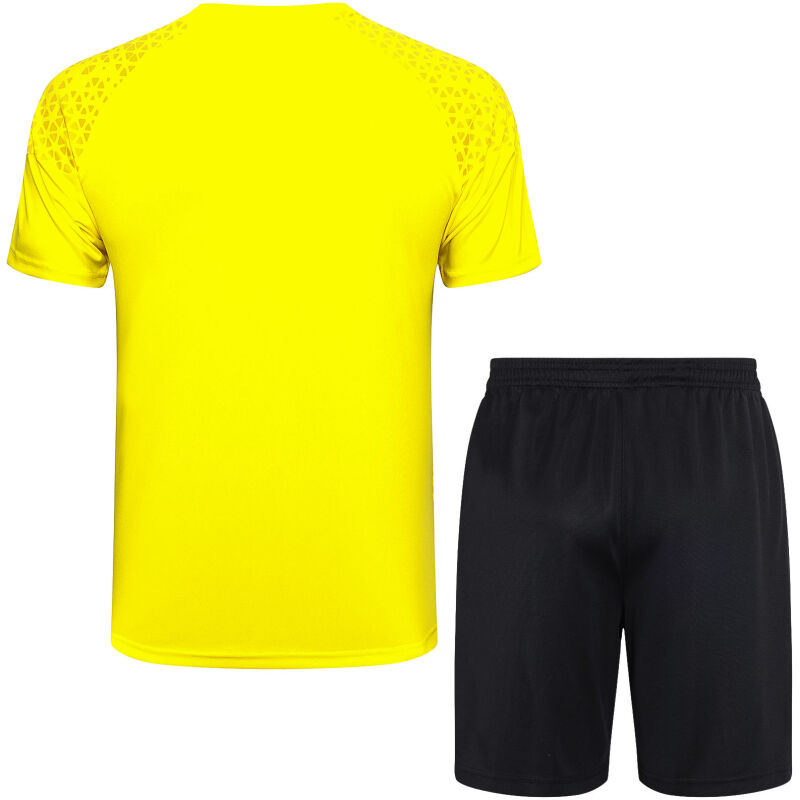 Mens Borussia Dortmund Short Training Suit Yellow 2023/24