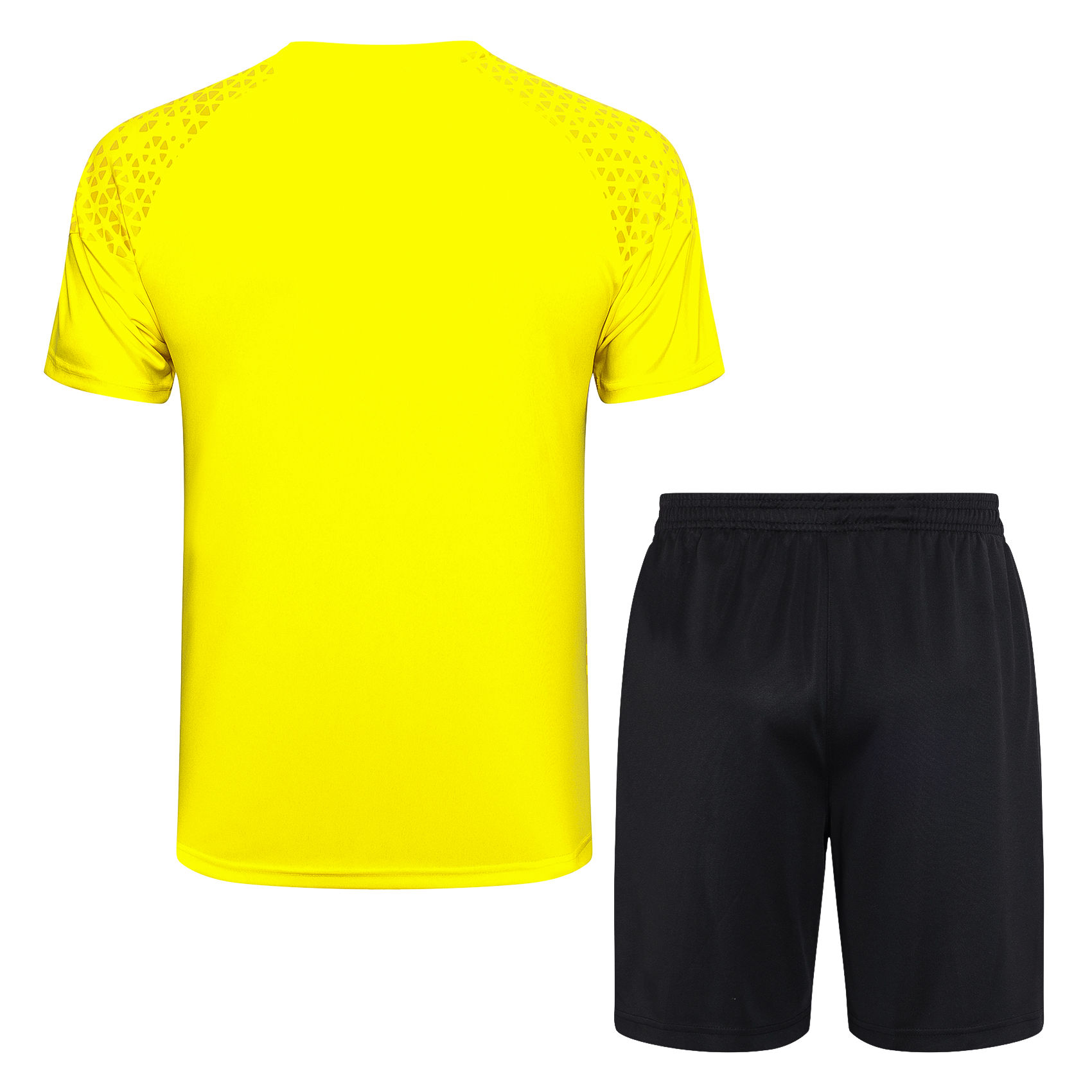 Mens Borussia Dortmund Short Training Suit Yellow 2023/24