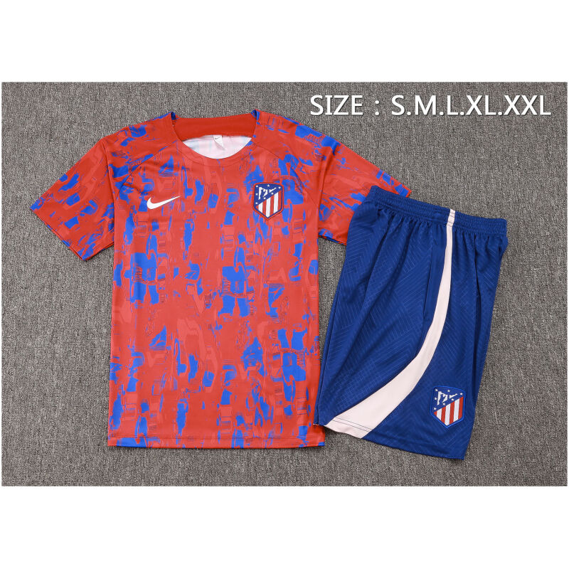 Mens Atletico Madrid Short Training Suit Red 2023/24