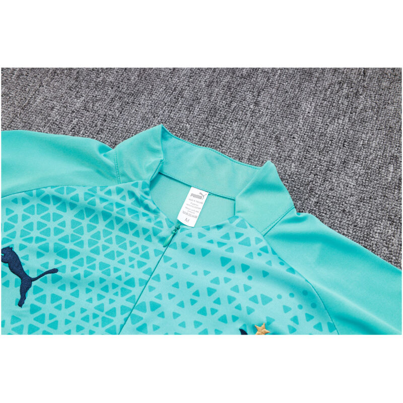Mens Olympique Marseille Training Suit Green Diamonds 2023/24