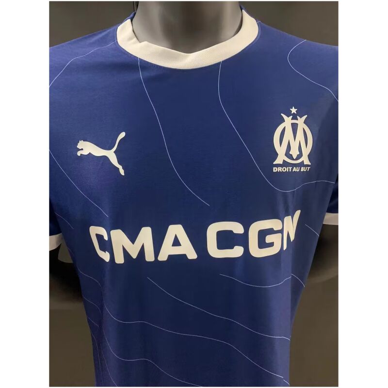 Mens Olympique Marseille Away Authentic Jersey 2023/24 – Match