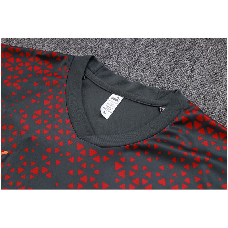 Mens Manchester City Singlet Suit Grey – Red 2023/24