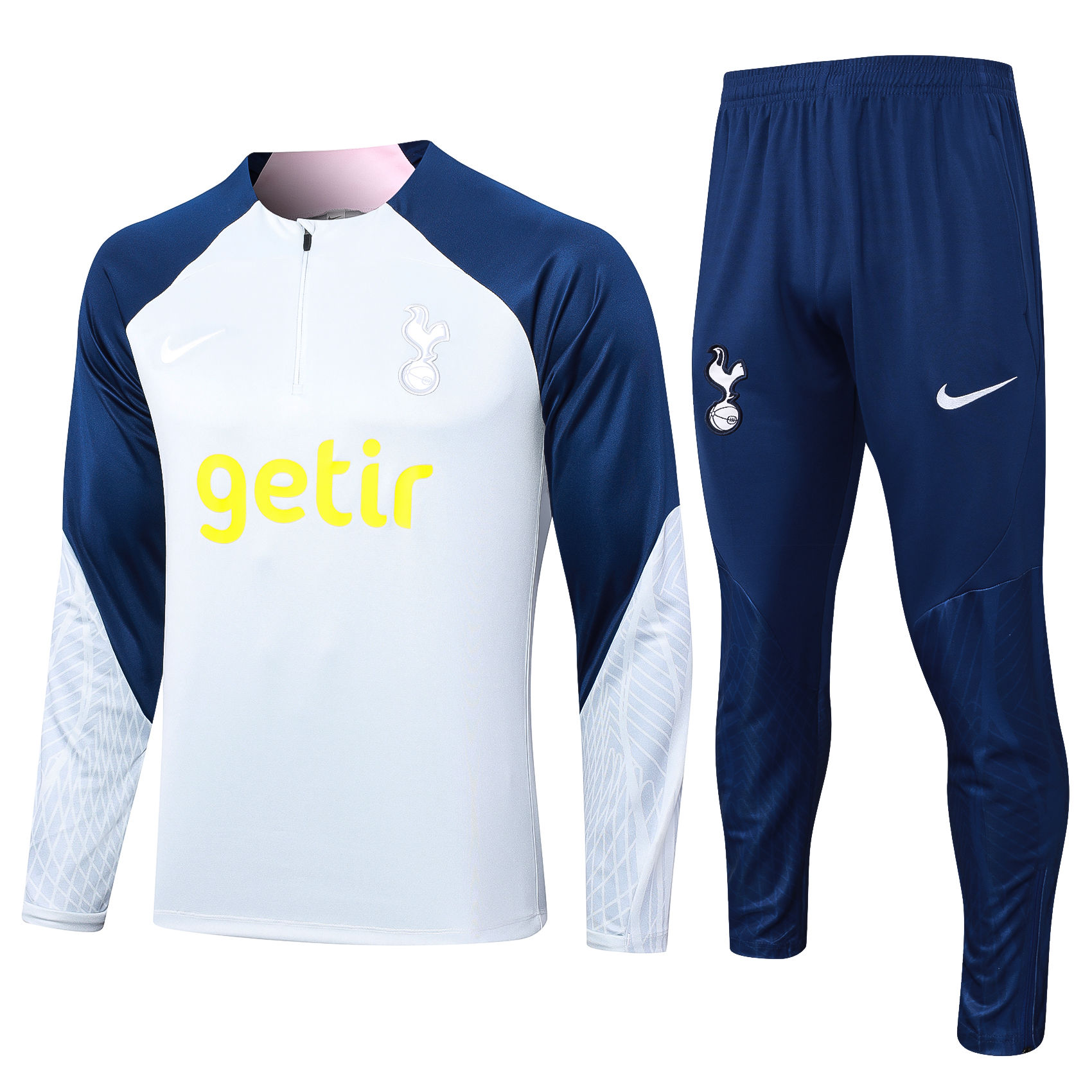 Mens Tottenham Hotspur Training Suit Light Grey 2023/24