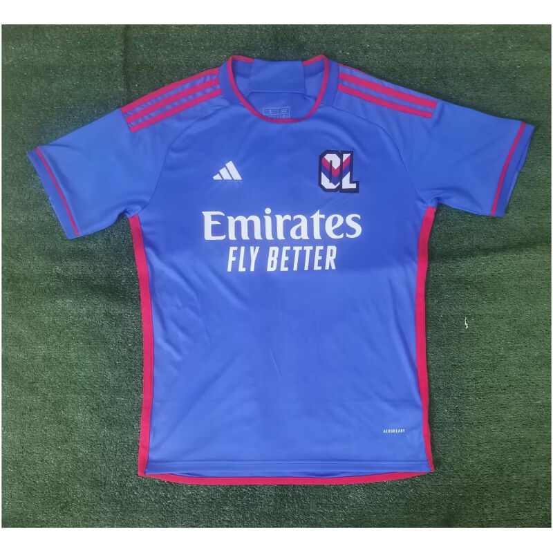 Mens Olympique Lyonnais Away Jersey 2023/24