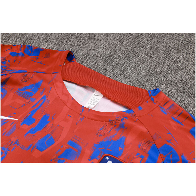 Mens Atletico Madrid Short Training Suit Red 2023/24