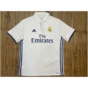 Mens Real Madrid Retro Home Jersey 2016/17