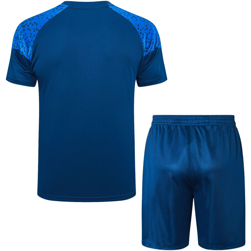 Mens Olympique Marseille Short Training Suit Blue 2023/24