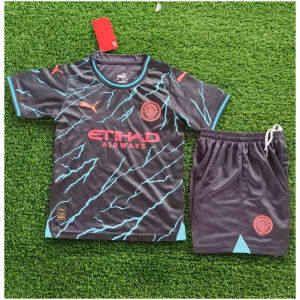 Kids Manchester City Third Jersey 2023/24
