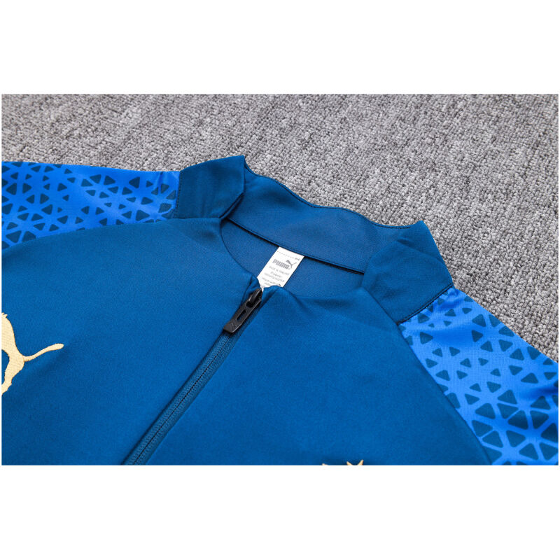 Mens Olympique Marseille Training Suit Blue 2023/24