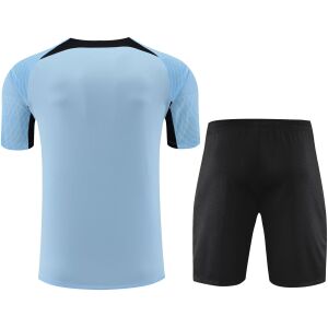 Mens Inter Milan Short Training Suit Light Blue 2023/24