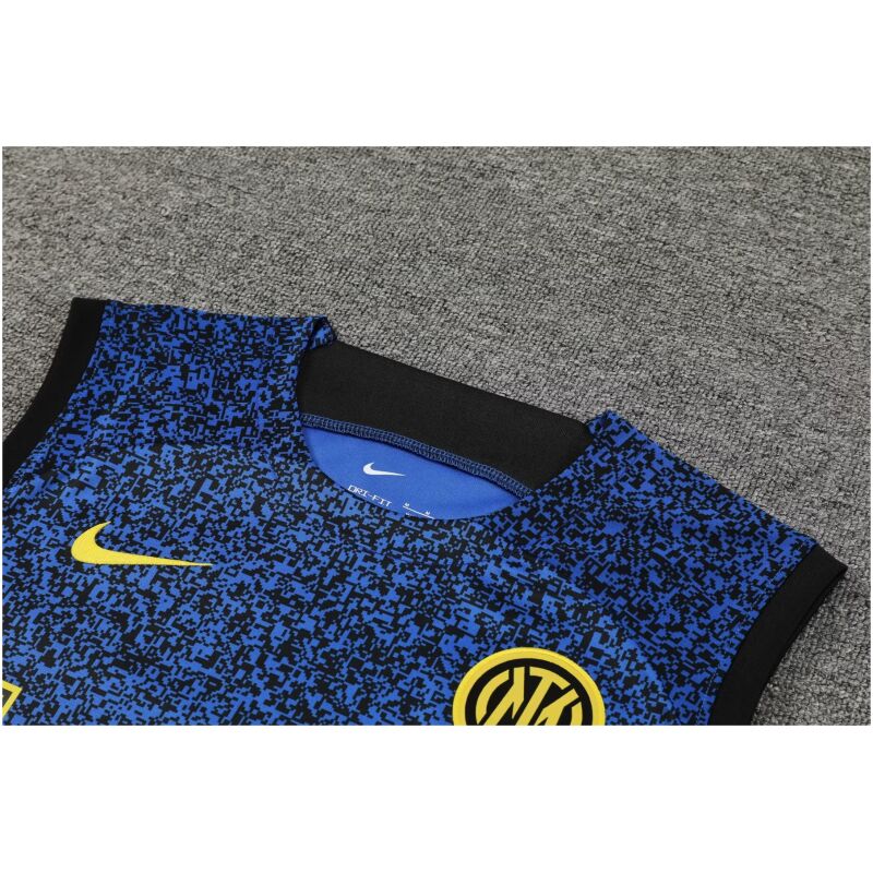 Mens Inter Milan Singlet Suit Royal Blue 2023/24