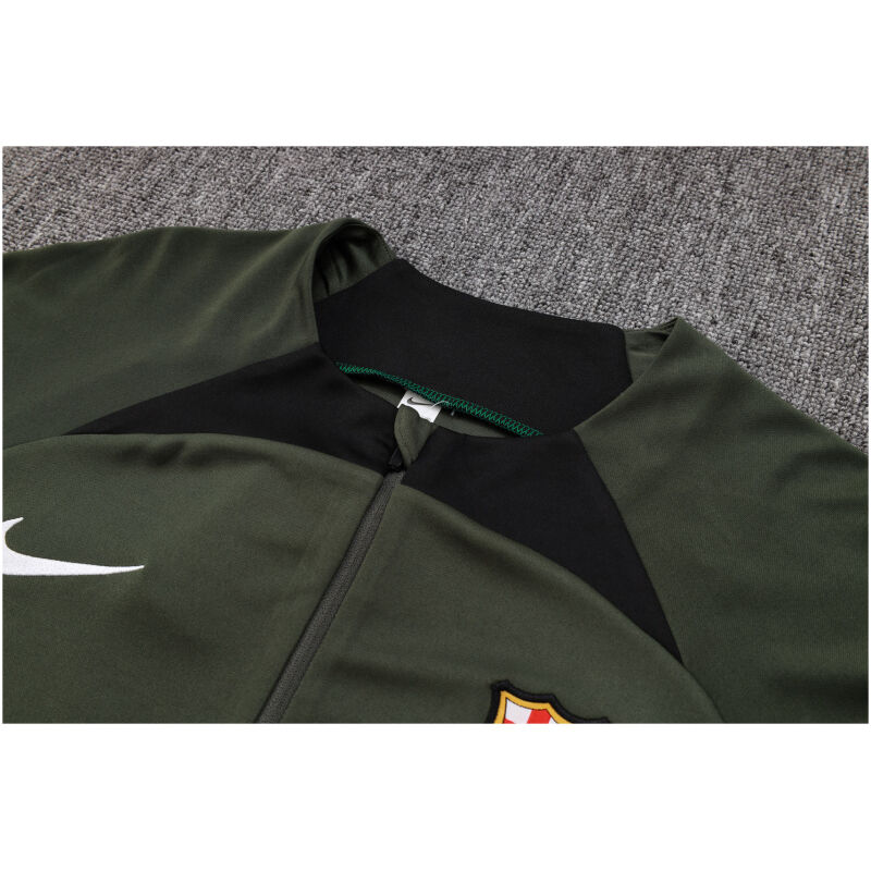 Mens Barcelona Training Suit Dark Green 2023/24