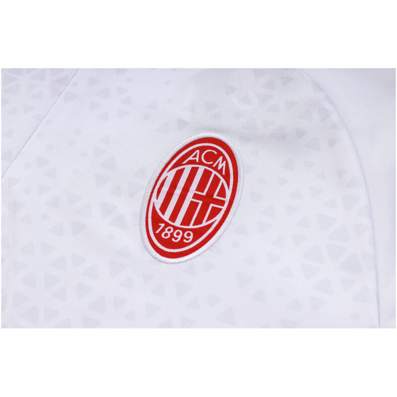Mens AC Milan Training Suit White Pattern 2023/24