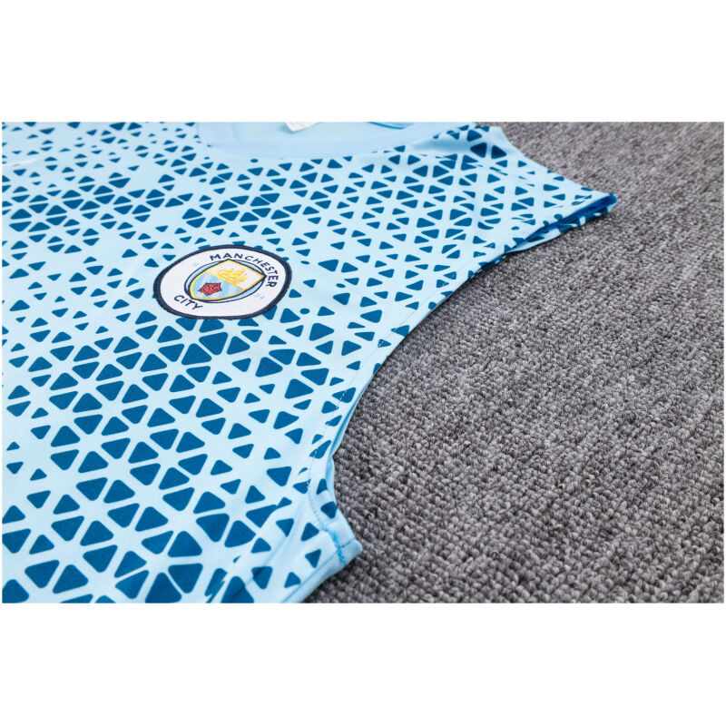 Mens Manchester City Singlet Suit Light – Blue 2023/24