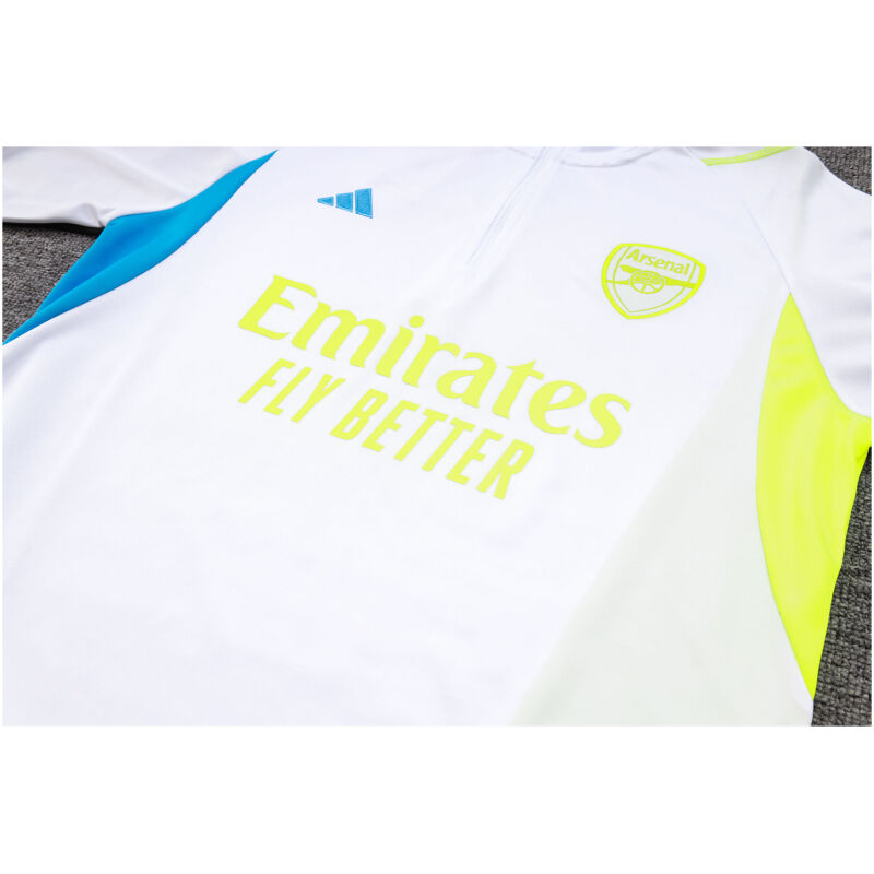 Mens Arsenal Training Suit White 2023/24