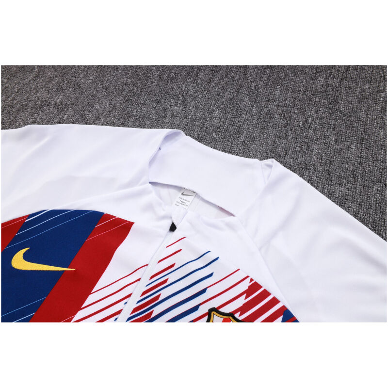 Mens Barcelona Training Suit White 2023/24