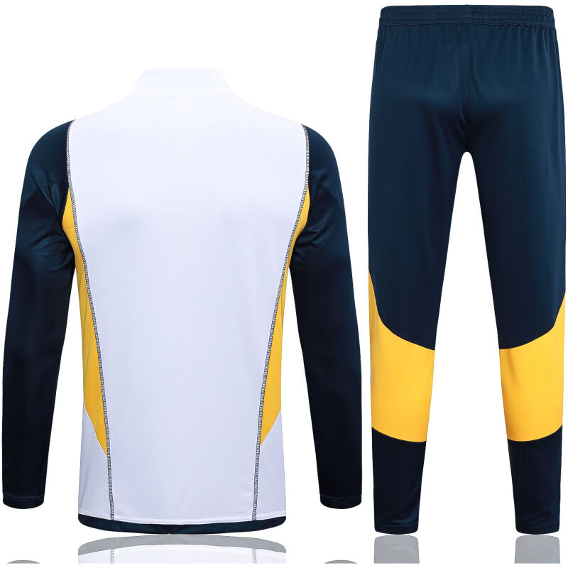 Mens Real Madrid Training Suit White 2023/24