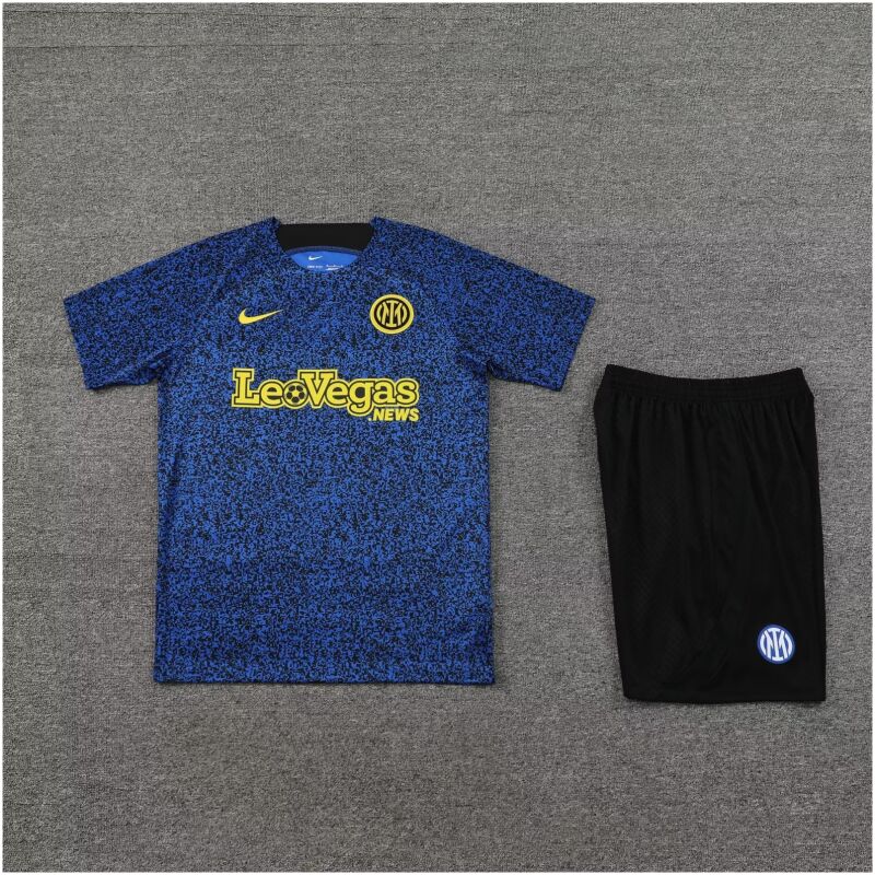 Mens Inter Milan Short Training Suit Royal Blue 2023/24