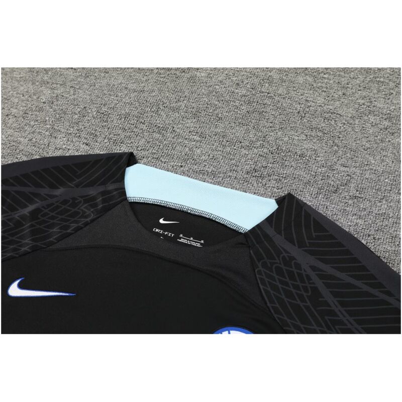 Mens Inter Milan Short Training Suit Black 2023/24